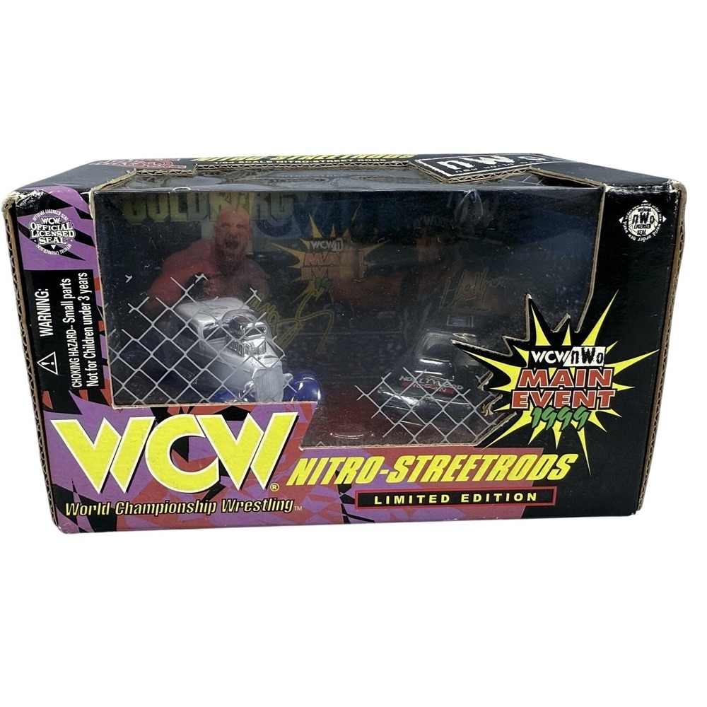 WCW nWo Nitro-Streetrods 1/64 Diecast Car Racing Champions with Card